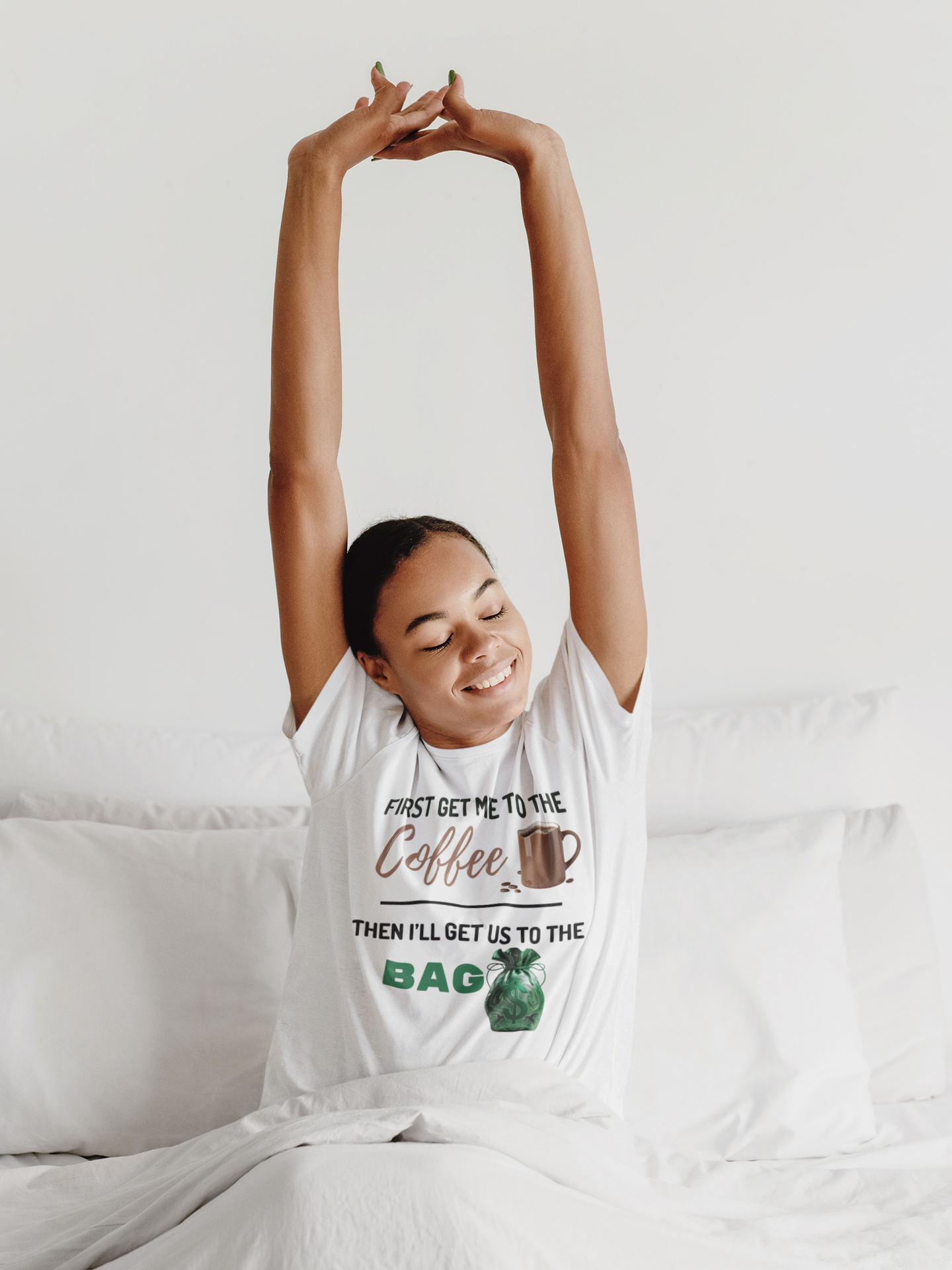 W Coffee then Bag Unisex t-shirt