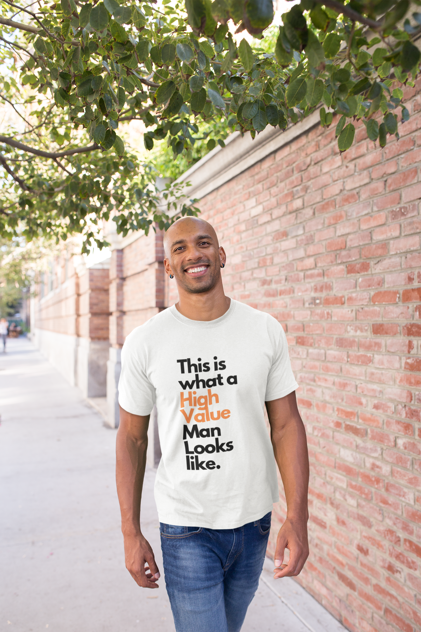 White High Value Man Unisex t-shirt
