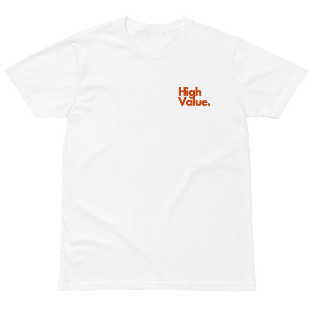 High Value Embr Unisex premium t-shirt